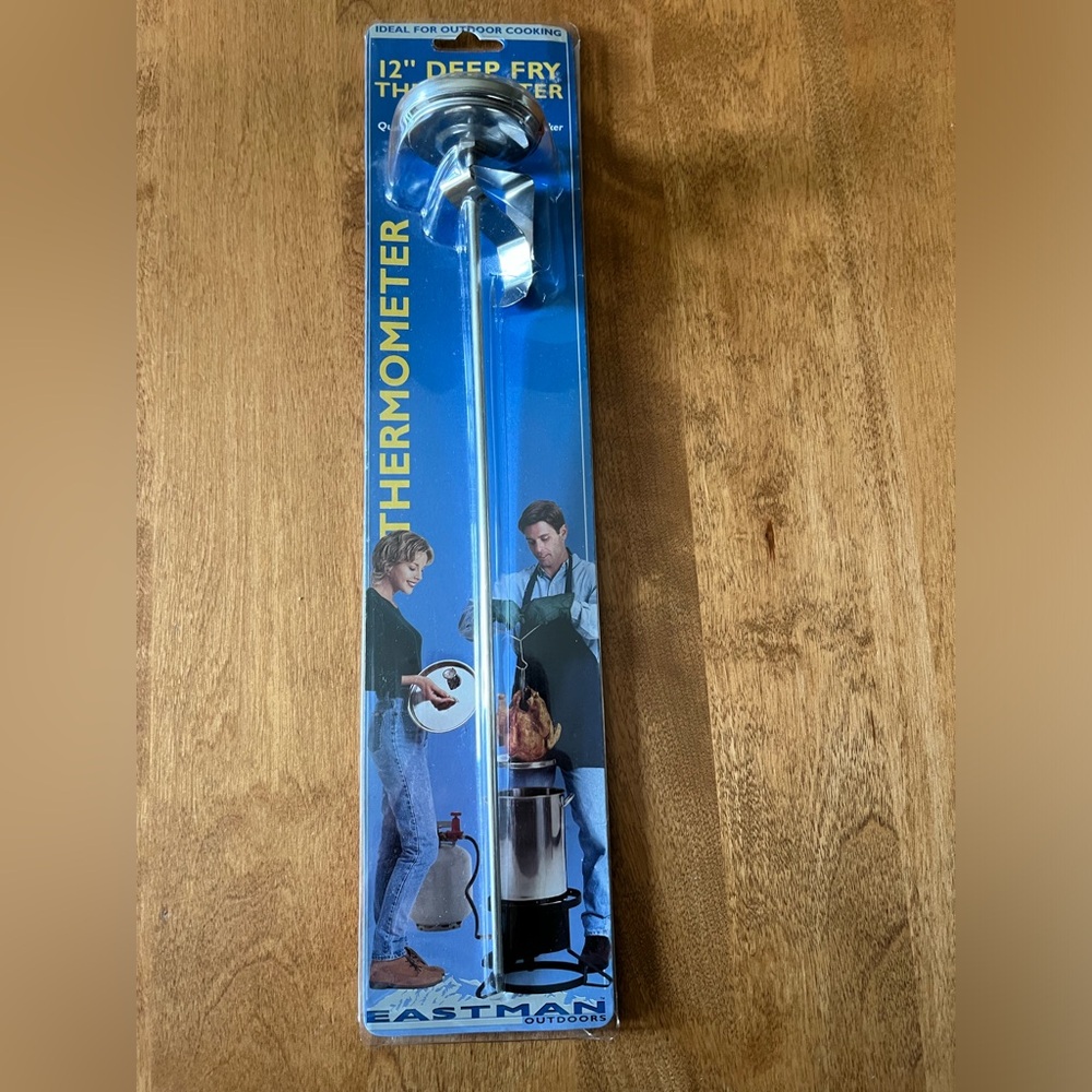 Eastman outdoors: 12” Deep Fry thermometer. Ideal for outdoor cooking